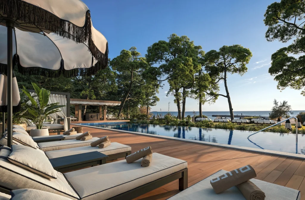 Pical Resort Valamar Collection Porec Puro Beach Liegestul Pool