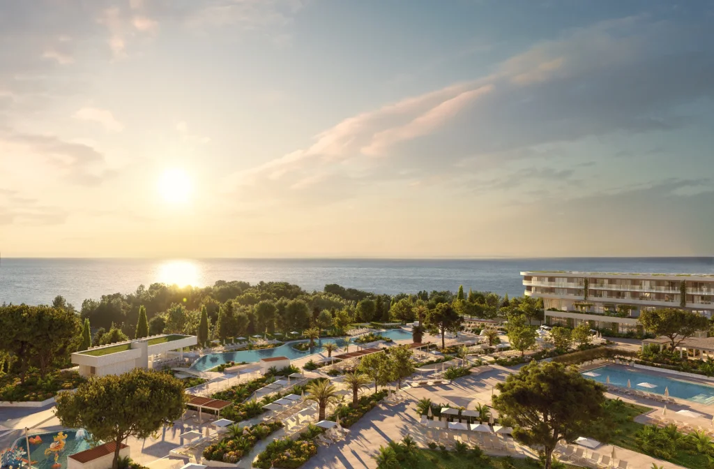 Pical Resort Valamar Collection Porec Aussenansicht Sonnenuntergang