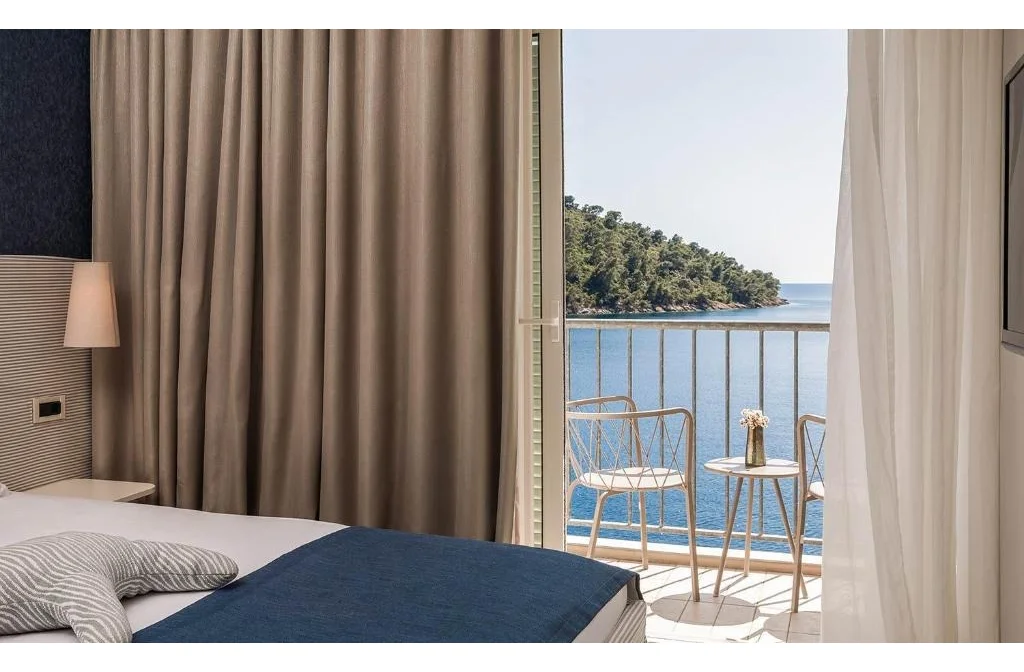 Hotel Lume Brna Doppelzimmer Superior Balkon Meerseite Balkon