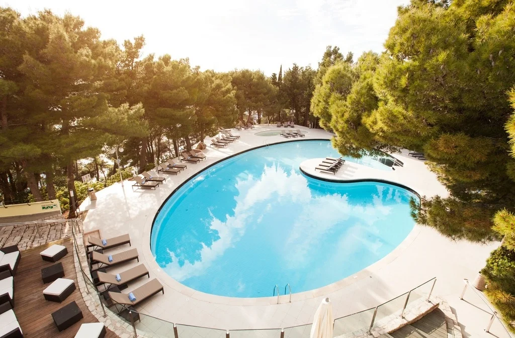 Sueddalmatien Cavtat Hotel Croatia Pool Aussen