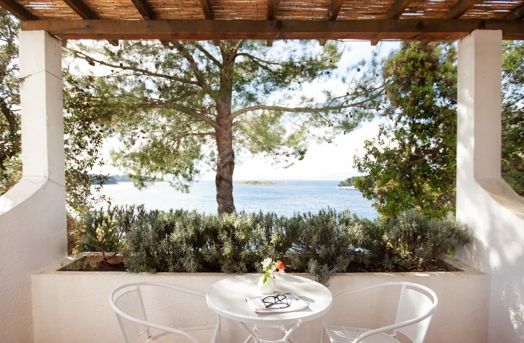 Sueddalmatien Insel Mljet Hotel Odisej Zimmer