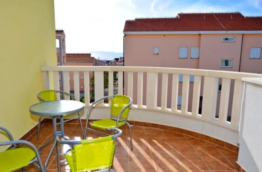 Appartement Zrce Novalja Kroatien Ferienwohnung Zrce Bella Balkon