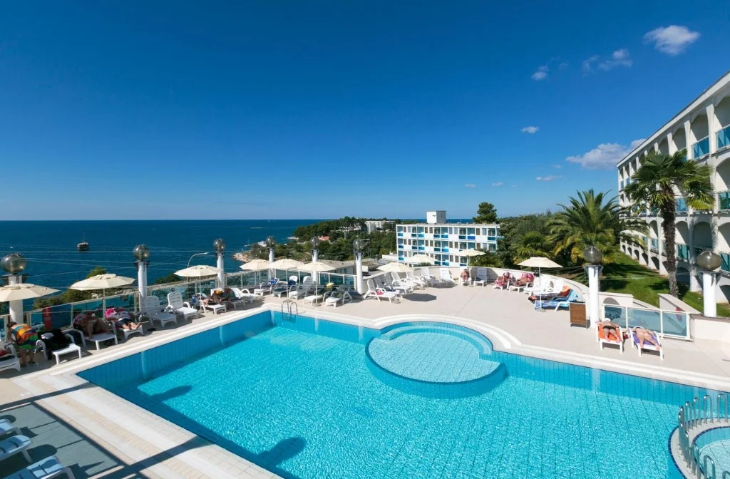 Hotel Kroatien Istrien Hotel Porec Plava Laguna Hotel Gran Vista Pool