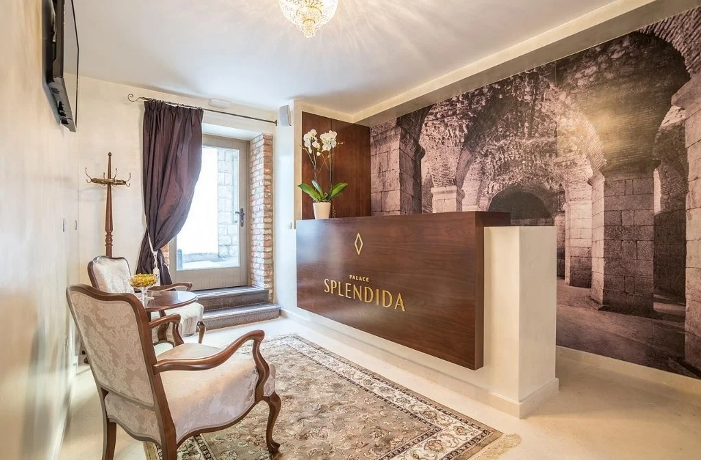 Split Hotel Splendida Palace Rezeption