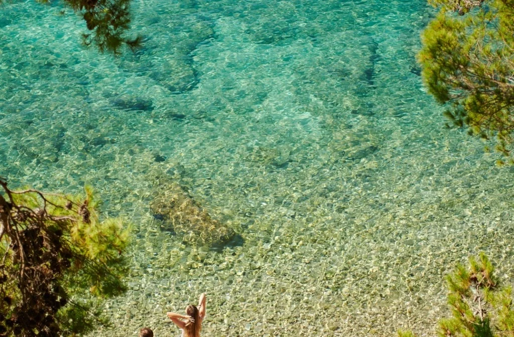 Kroatien Dalmatien Insel Brac Bol Kristall Klares Meer