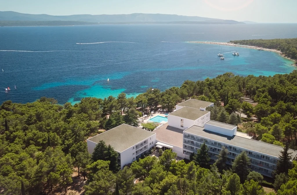 Kroatien Dalmatien Insel Brac Bol Bluesun Hotel Borak Meer