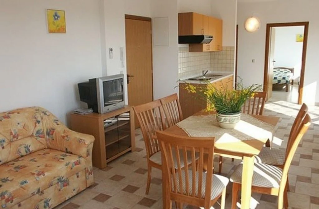 Kroatien Appartements Novalja Appartementsa Luana Wohnzimmer