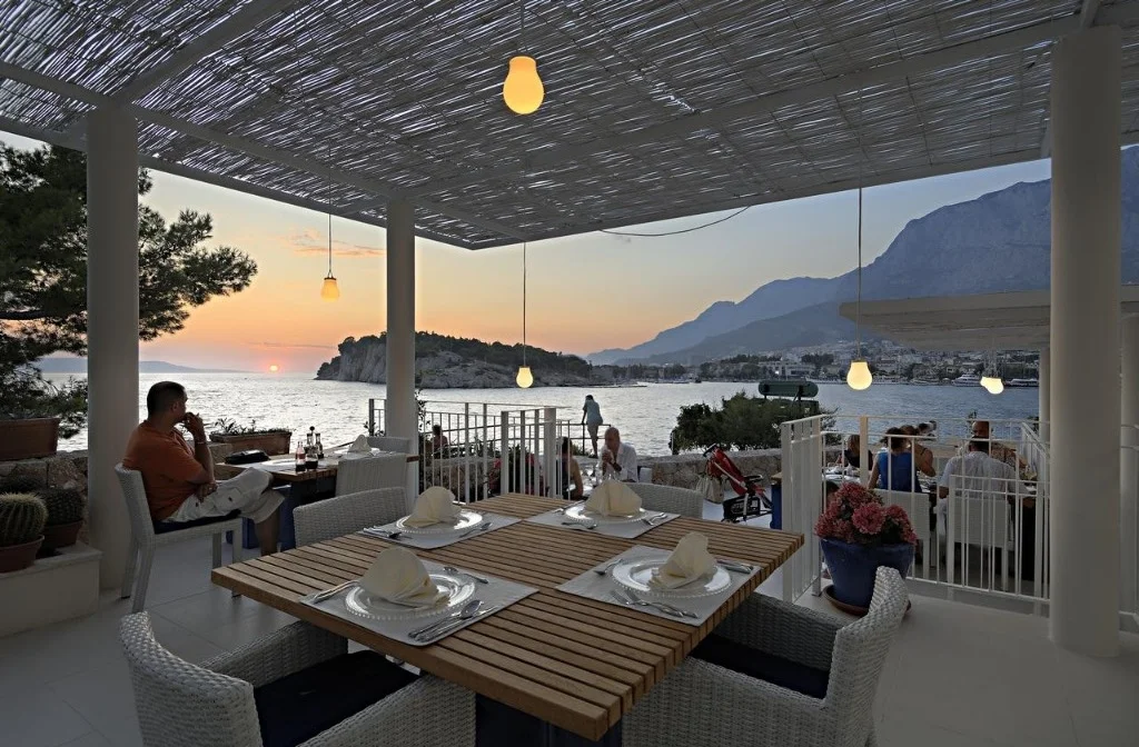 Makarska Hotel Osejava Restaurant Terrasse