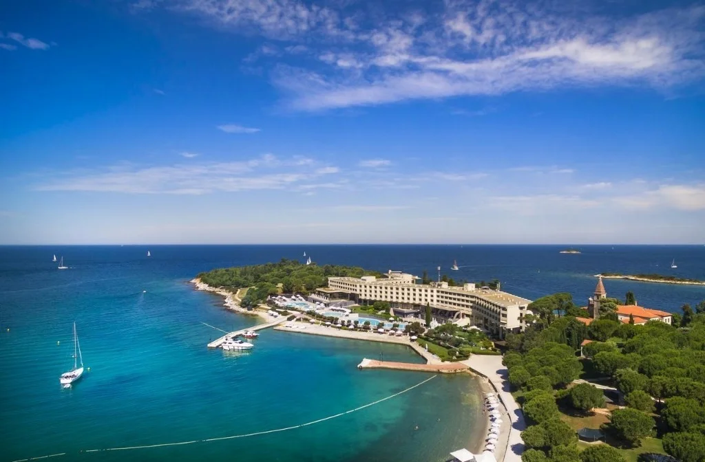 Insel Crveni Otok Rovinj Island Hotel Istra Aussenansicht