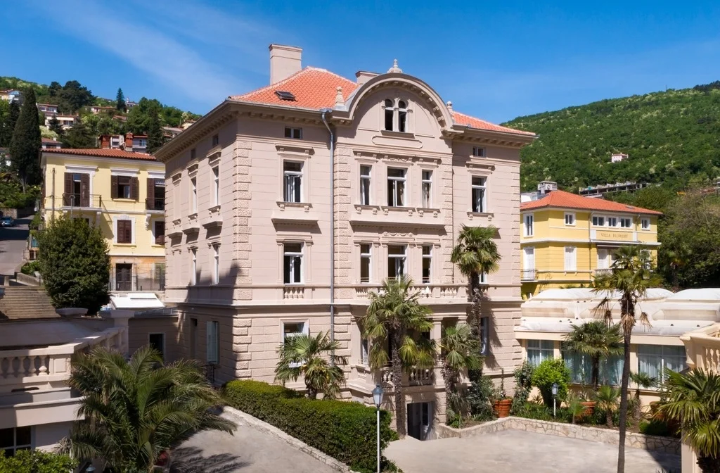 Kvarner Bucht Opatija Villa Abbazia Aussenansicht