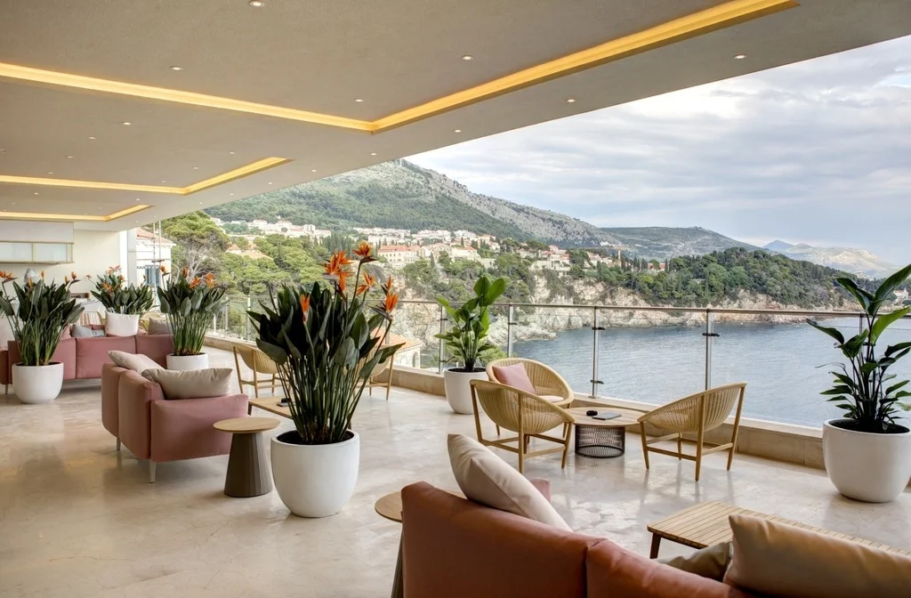 Sueddalmatien Dubrovnik Hotel Rixos Premium Dubrovnik Bar Aussen