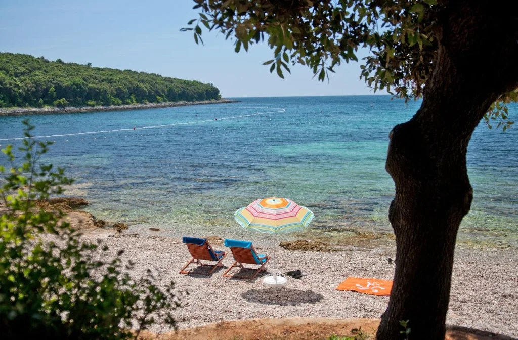 Kroatien Ferienanlage Vrsar Istrien Appartements Petalon Strand