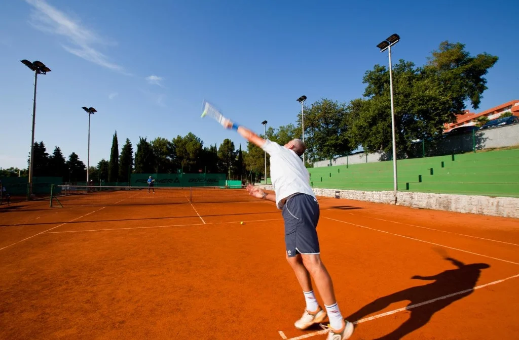 Porec Istrien Plava Laguna Hotel Mediteran Tennis