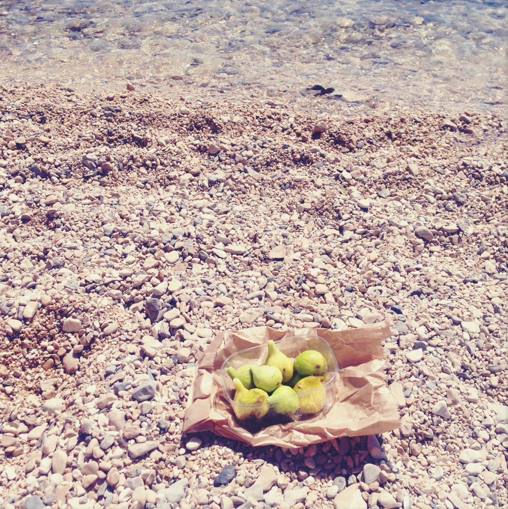 Frische Feigen am Strand in Split